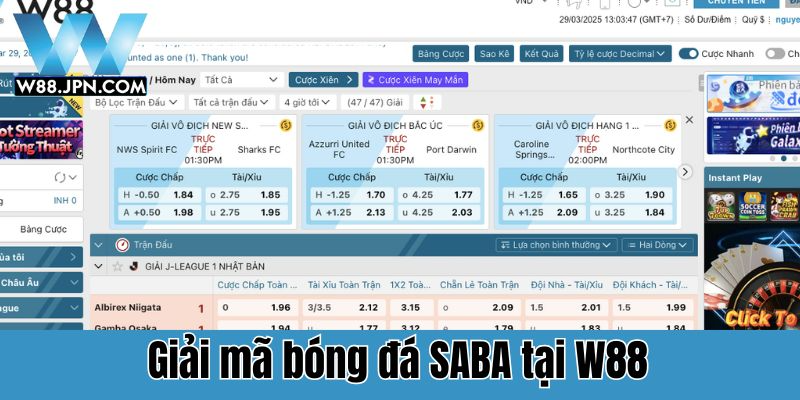 Bóng đá SABA W88